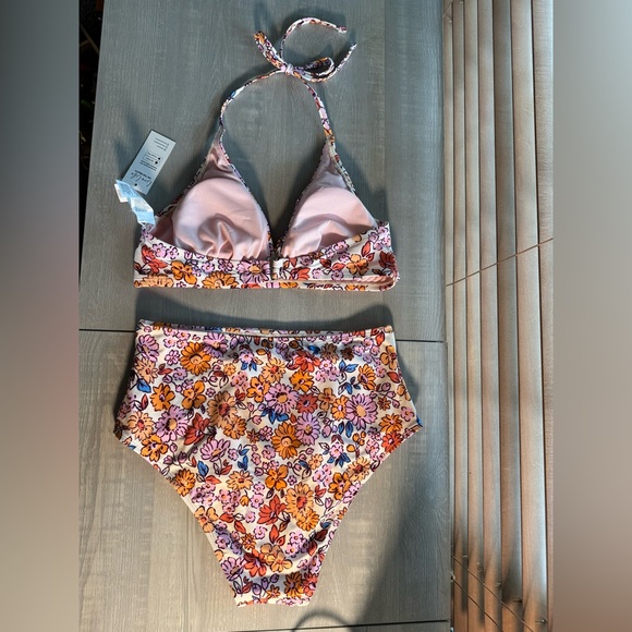 Cupshe Floral High Waisted Bikini Set - Picture 2 of 8